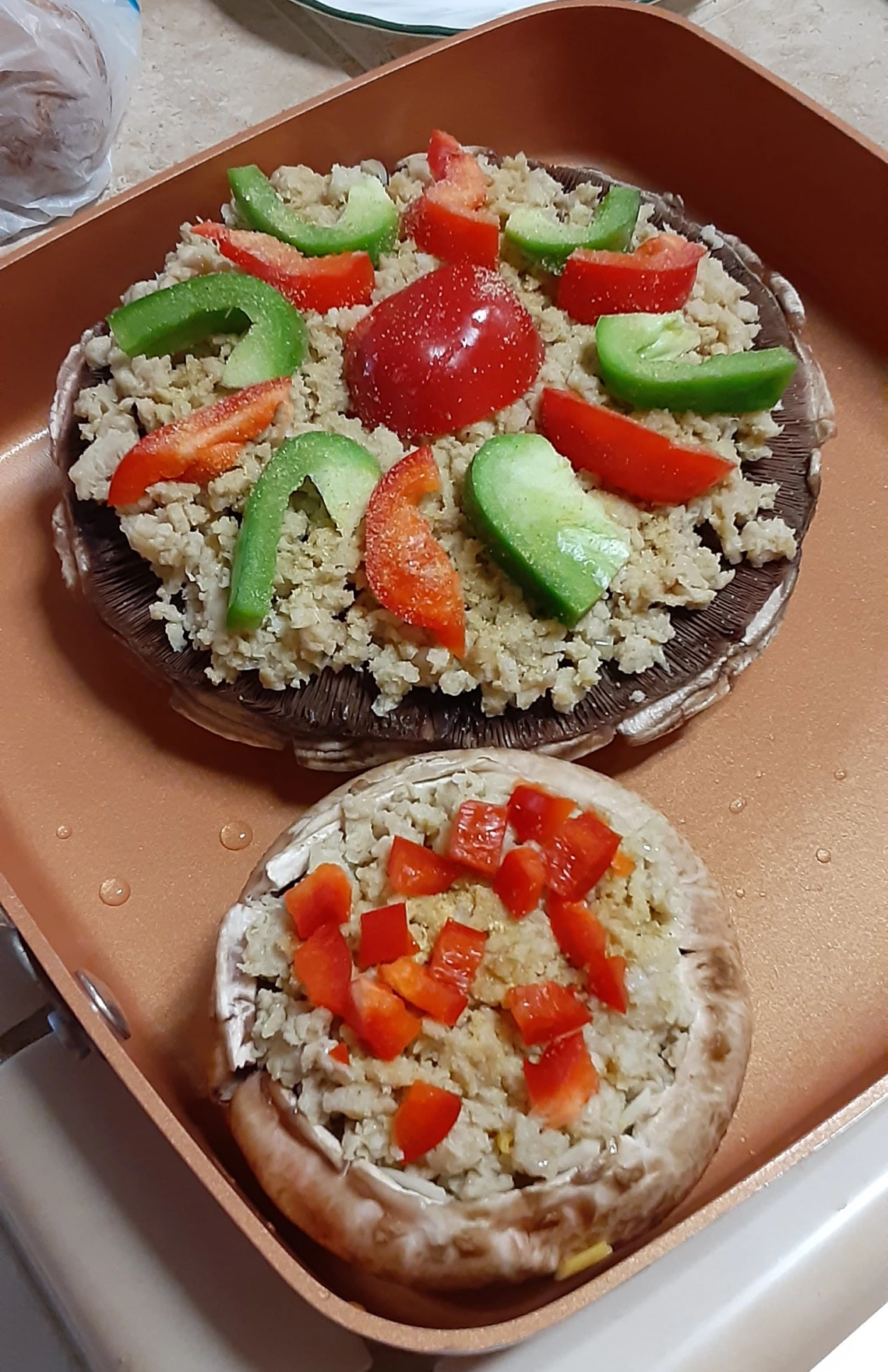 Stuffed portabella